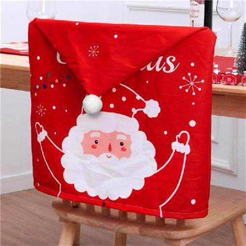 50x60cm New Year Chair Cover Christmas Decorations For Home