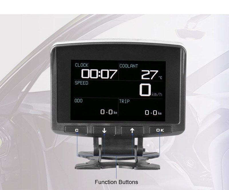 X50 PRO Head up Display HUD Obd2 Onboard Computer Speedomete