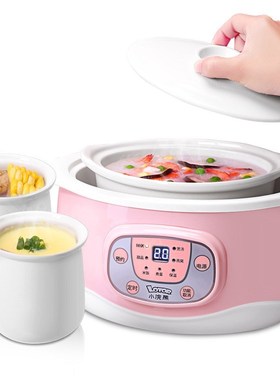 Ceracs Slow Cooker Water Stew Pot 2L 200W Smart Reservation