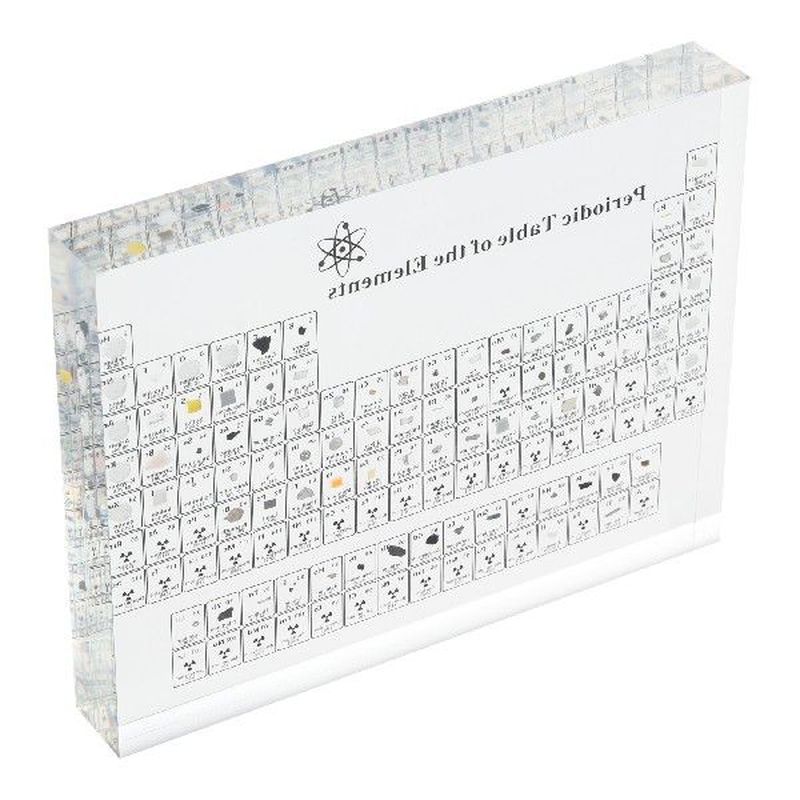 1 Pc Real Elements Samples Acrylic Periodic Table Letter