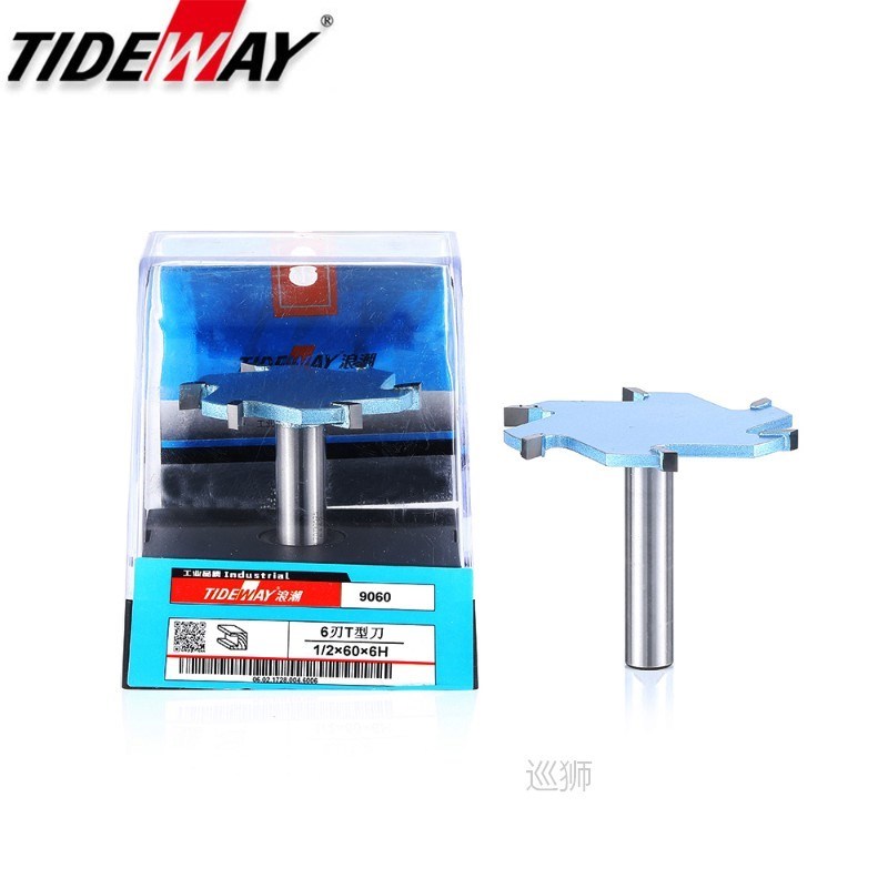 1/2 Shank 6 Flutes Groove Slotting Milling Cutter CNC Tool F