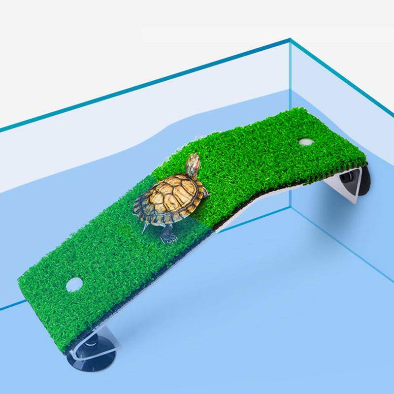 Turtle Basking Platform Simulation Lawn Terrace Aquarium