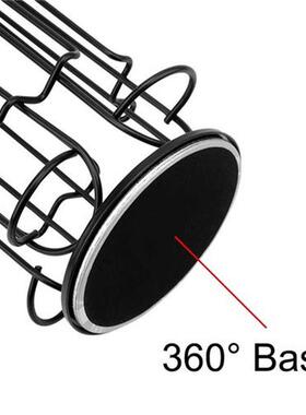 Metal Coffee Pods Holder Tower Chrome Plating Stand Coffee C