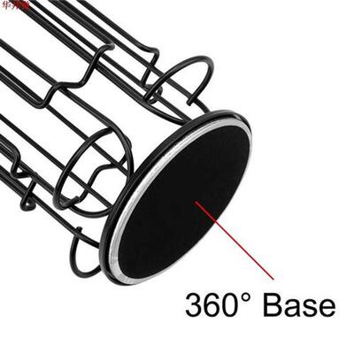 Metal Coffee Pods Holder Tower Chrome Plating Stand Coffee C