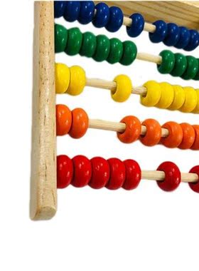Mini Wooden Abacus Math Learning Toy Nuers Counting Calcul