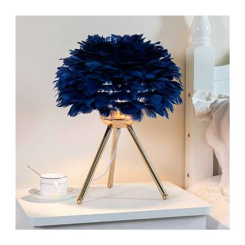 Feather Bedroom Table Lamp Modern Bedside Lamp Living Room C