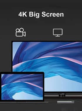 8 In 1 4K Multiport Type C To USB-C HDMI Adapter USB 3.0 Cab