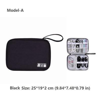 Cable Organizer Bag Cable Storage Bag Electronic Gadget Orga