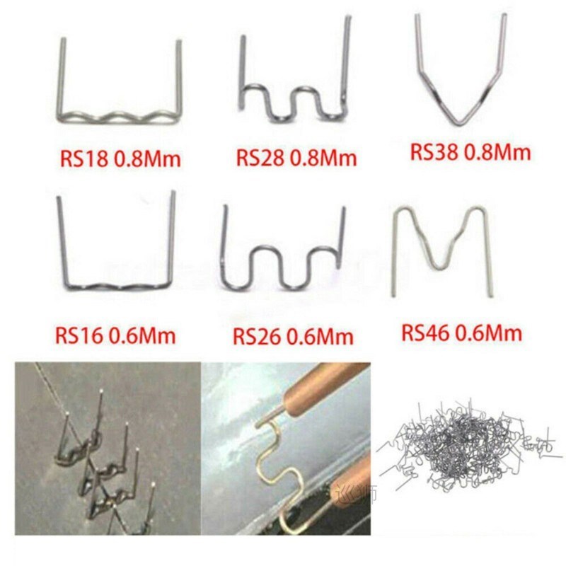 1200PCS 0.6/0.8mm Hot Stapler Staples For Plastic Welder/Car