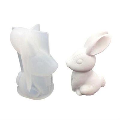 3D Rabbit Resin Molds Aroma Diffuser DIY Handmade Epoxy