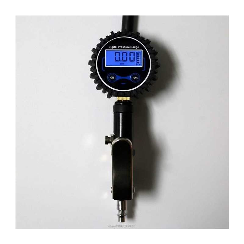 Digital Air Tyre Tire Inflator w/ Pressure Gauge 200PSI Chuc