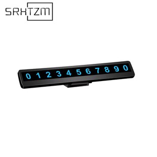 Auto Interior Phone Number Car Parking Number Plate Car Lumi