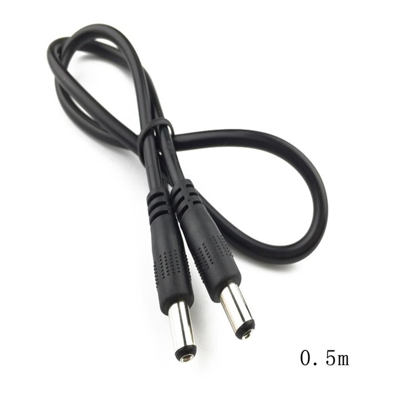 DC Power Plug 5.5 x 2.1mm Male To 5.5 x 2.1mm Male  Adap