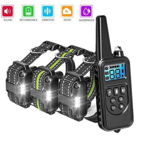 800m Dog Training Collar Remote Electronic Shock Training Co