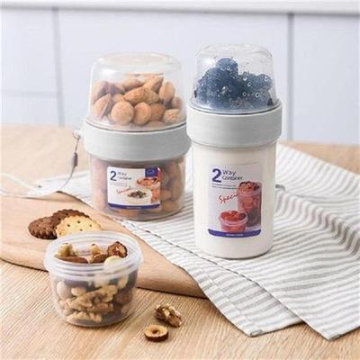 Breakfast Cup Oats Yogurt Milk Nut Soup Salad Cup Double