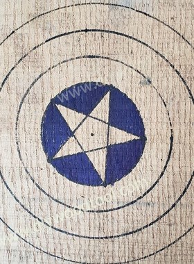 Round Transparent Carpentry Wood Centering Turning Ruler fin