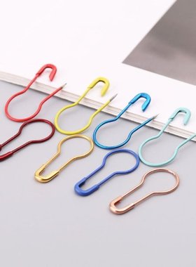 750pcs/box Calabash Gourd Shape Metal Security Safety Pins C