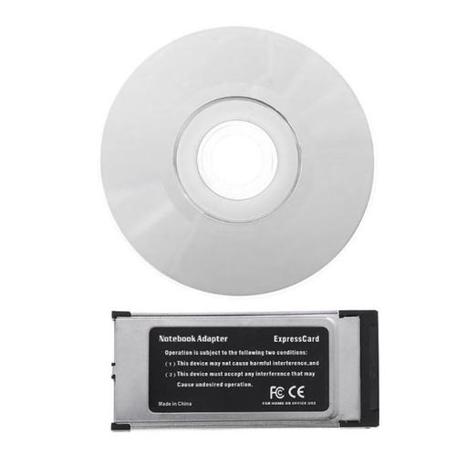 2 Port USB 3.0 Express Card ExpressCard 34mm/54mm Hidden Ada