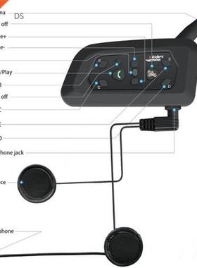 Vnetphone 2PCS 1200M Motorcycle Bluetooth Helmet Intercom f