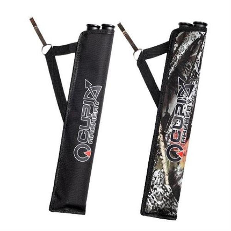Double Tube Arrow Quiver Bags Cloth Portable Waist Hanging