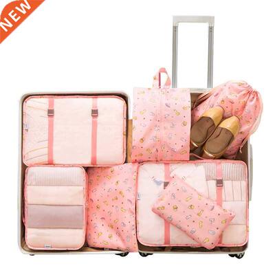 7PCS/Set Luggage Packing Travel Organizer Clothes Storage Wa