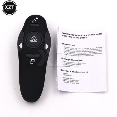 Mini 2.4Ghz Wireless Presenter Remote Red Laser Pointers Pen