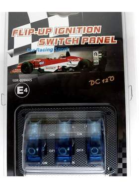 12V lue LED Sety Cover Aircrt Toggle Switch Caron Fie