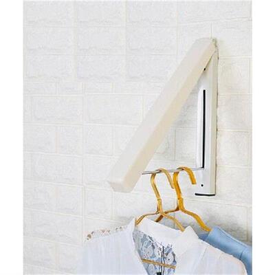 Stainless Steel Wall Hanger Retractable Indoor Clothes