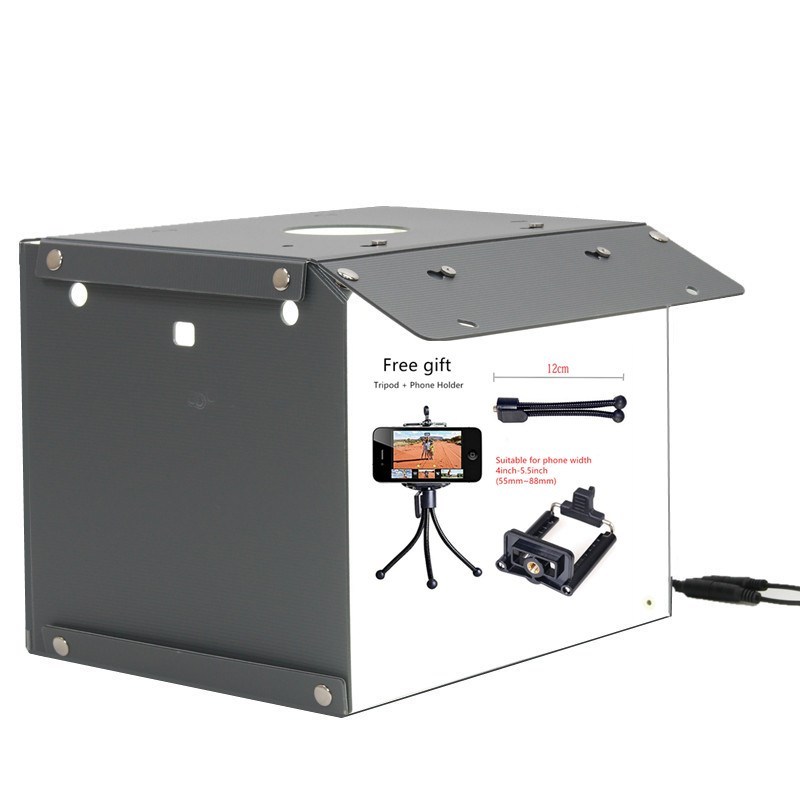 2 Led light photo light box photography room foto studio fol