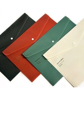 Retro Letter Size File Folder Larger Capacity Document Holde