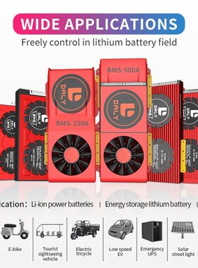 bms 3.2V 4s 80A 120A 200A 300A 500A LiFepo4 18650 BMS PCM Ba