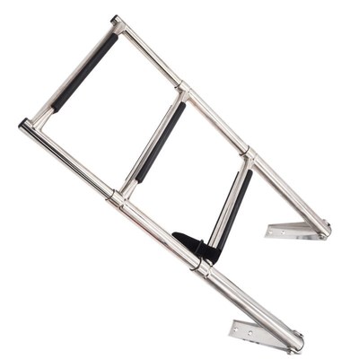 3 Step Stainless Steel Telescoping Boat Ladder Swim Step 3 S