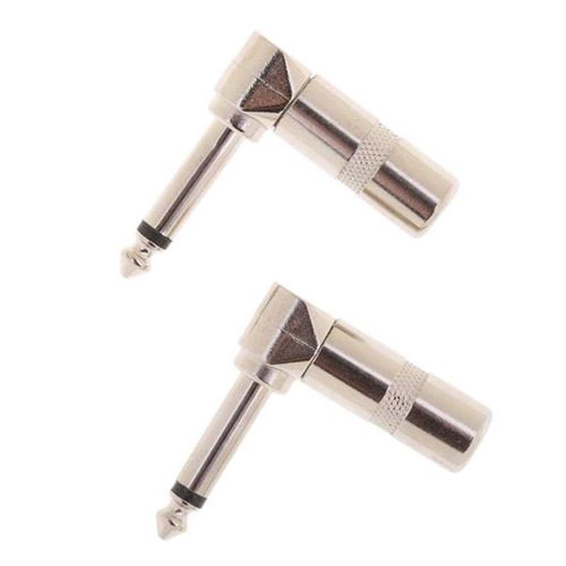 3.5mm Stero Jack to Right Angled 90 Degree 6.35mm Big Jack P