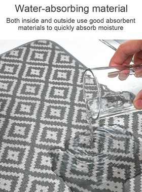 New 1pc Dish Drying Mat For Kitchen Sink Drainer Microfiber