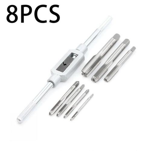 8Pcs M3-M12 Tap Wrench Drill Set Hand Tapping Tools Metric S