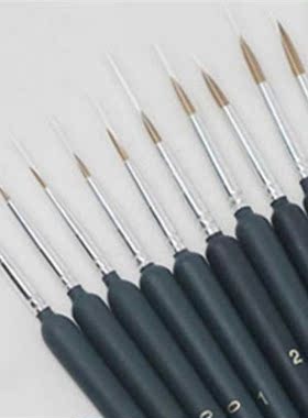 Memory Miniature Paint Brushes Set Professional Nylon hook l