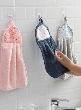 Kitchen Hand Towel Microfiber Can Be Hung Absorbent Towel