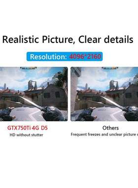 GTX750Ti 4G 128bit GDDR5 NVIDIA Low-Noise Desktop Computer G