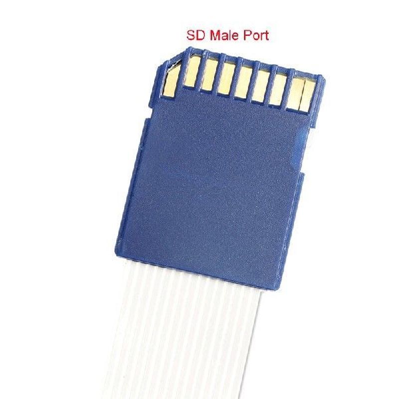 SD SDHC SDXC Card Male To Female Flexible Extension Adapter