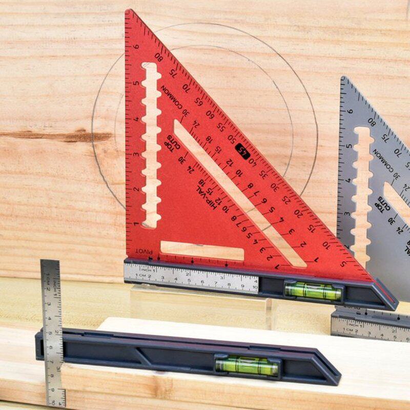 High-precision Carbon Steel Triangles Ruler Removable Angle