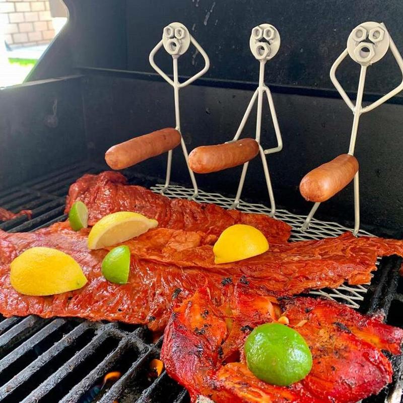 Barbecue Rack Portable Hot Dog Roaster Rack BBQ Grilled
