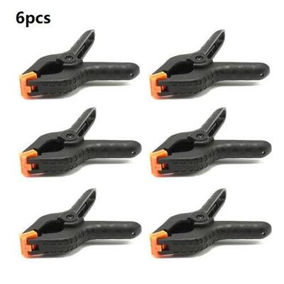 6Pcs .5inch Woodworking Spring Clamps Photo Studio Backgrou