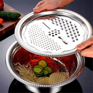 Vegetable Slicer Multifunctional Drain Cutter Basket