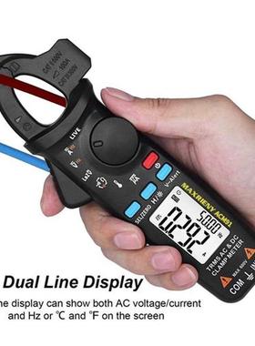 MAXRIENY ACM91 LCD Backlight Auto Range Clamp Meter AC/DC Vo