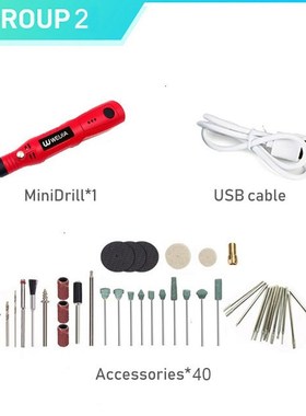 Mini Cordless Electric Drill 3.6V Power Tools Grinder Engrav