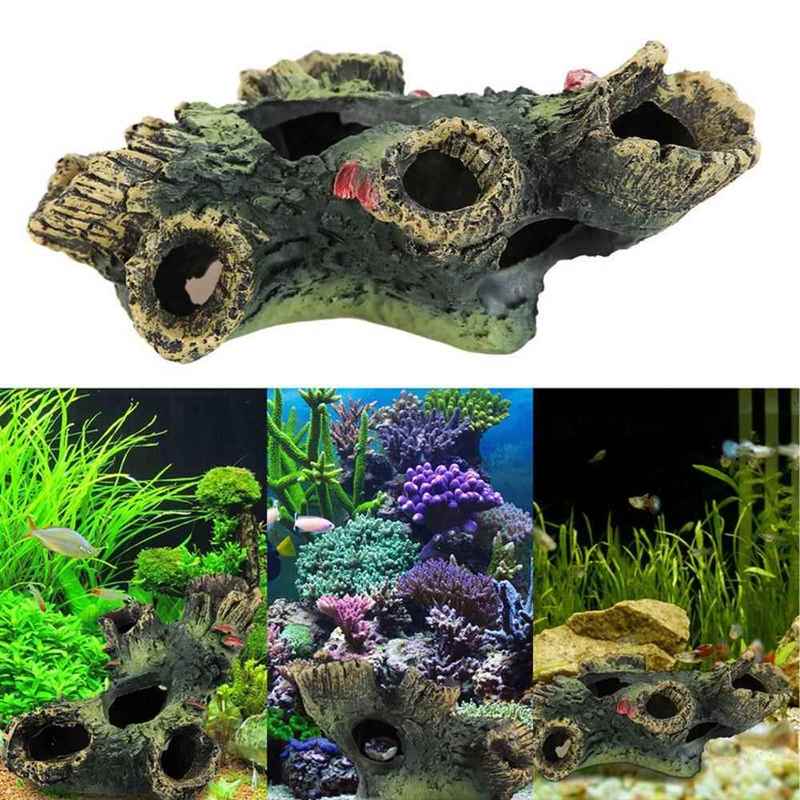 New arrival trunk for aquarium fish tank decoration res
