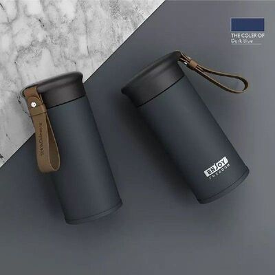 Botol Vakum Baja Tahan Karat Dinding Ganda untuk Mobil,