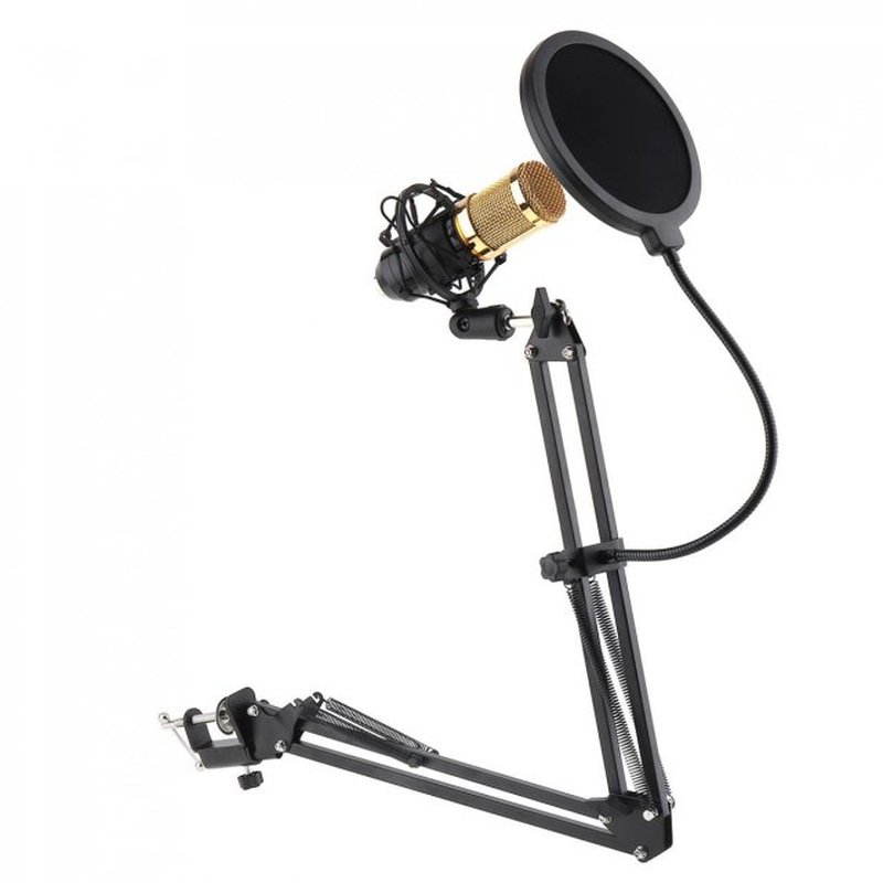 NB-35 Metal Studio Microphone Kits Scissor Arm Stand Mic Cli