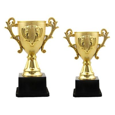 2Pcs Humanized Portable Durable Sports Trophies for