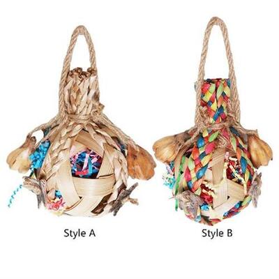 Large Parrot Toys Tearing Toy Colorful Bird Chewing Toy for